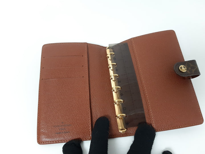 Louis Vuitton LV Agenda PM R20005 Notebook Cover Monogram Brown CA10006