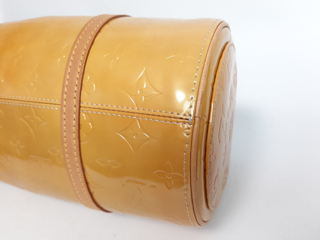 Louis Vuitton Vernis Bedford Handtasche M91006 Vernis Monogram Gelb VI10109
