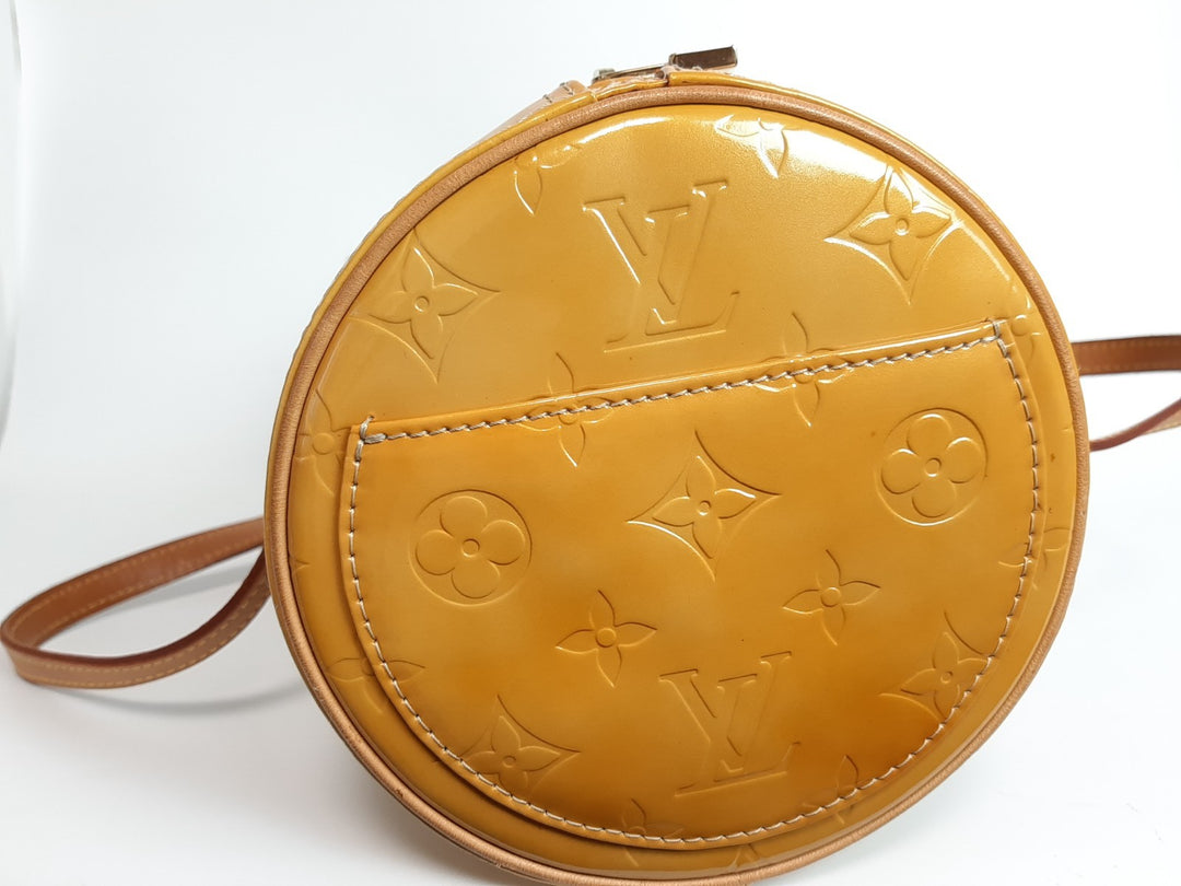 Louis Vuitton Vernis Bedford Handtasche M91006 Vernis Monogram Gelb VI10105