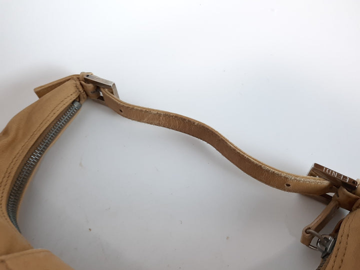 FENDI Baguette Hobo Shoulder Hand Bag Canvas Leather Brown Dust Bag11