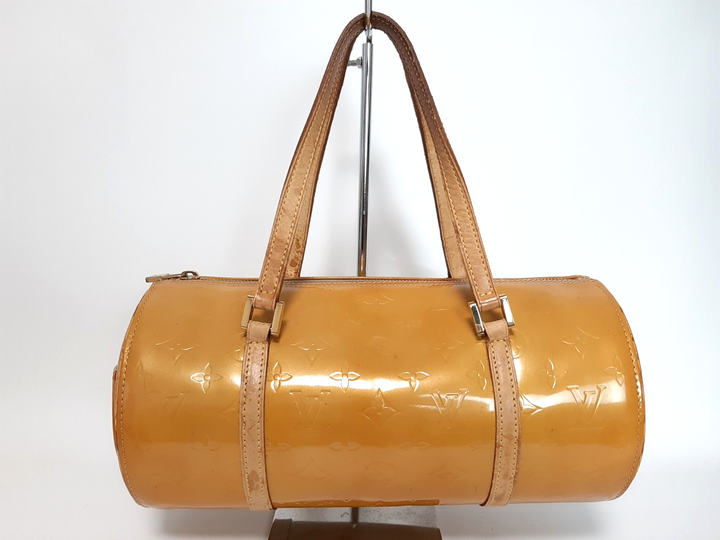 Louis Vuitton Vernis Bedford Hand Bag M91006 Vernis Monogram Yellow VI00720