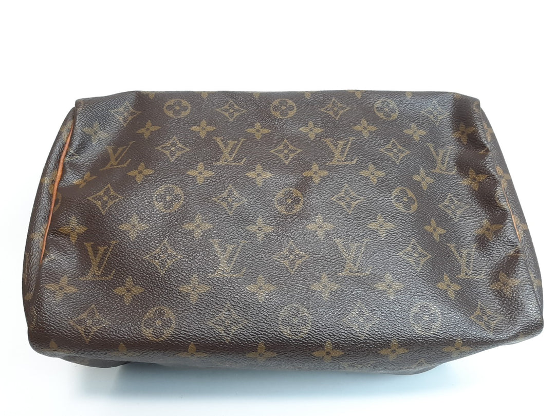 LOUIS VUITTON Speedy30 M41108 Monogram Hand Schultertasche Braun8