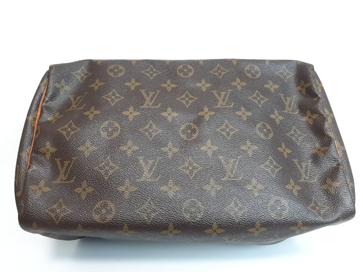LOUIS VUITTON Speedy30 M41108 Monogram Hand Schultertasche Braun8