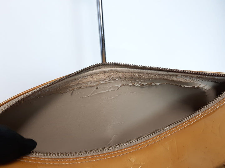 Louis Vuitton Vernis Bedford Handtasche M91006 Vernis Monogram Gelb VI007211