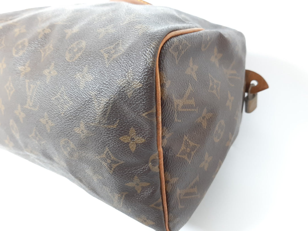 Louis Vuitton Monogram Speedy 30 M41526 Boston Bag Hand Bag VI19108