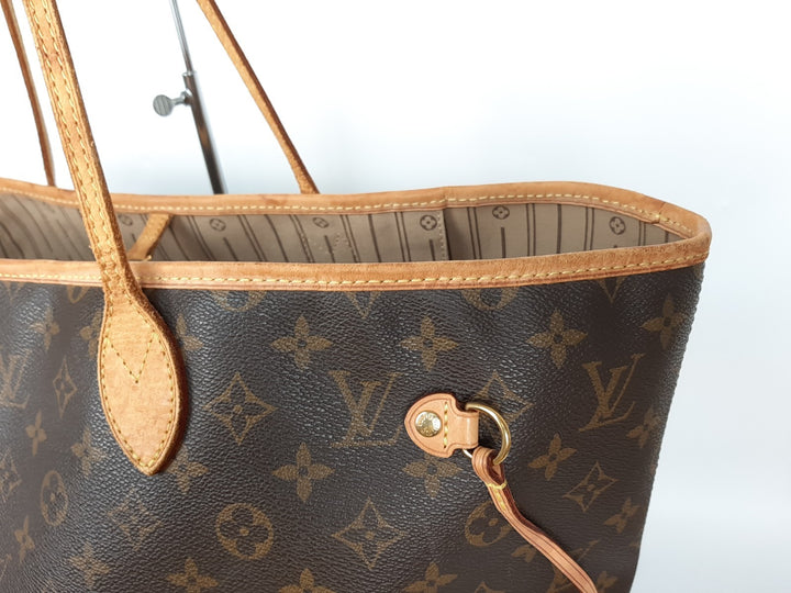 Louis Vuitton Monogram Neverfull GM M40157 Tote Hand Bag LV Auth FL41815