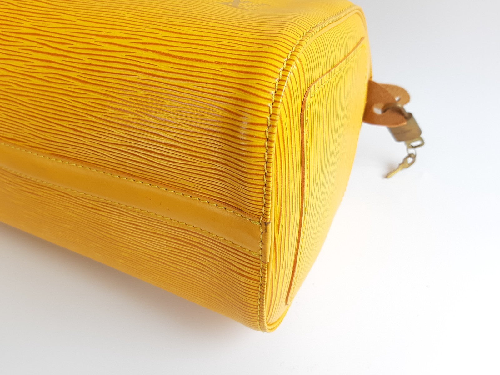 Louis Vuitton Handbag Speedy 25 Epi Leather M43019 Yellow Boston