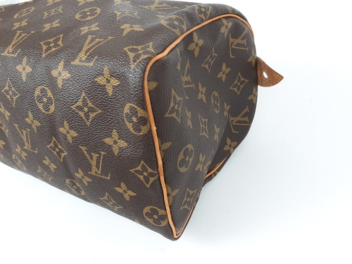 Louis Vuitton Monogram Speedy 25 M41528 Boston Bag Hand Bag SP09199