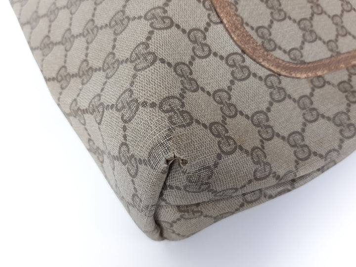Gucci Sherry Line Tote Bag Shoulder Bag GG Pattern Brown PVC Leather6