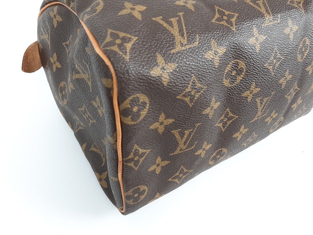 Louis Vuitton Monogram Speedy 25 M41528 Boston Bag Hand Bag SP09198