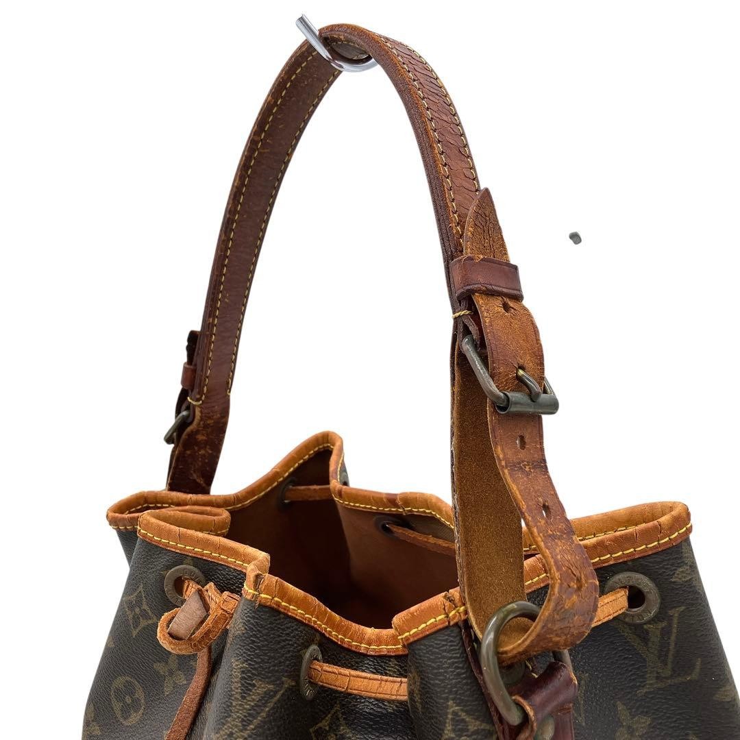 Louis Vuitton Petit Noe M42226 LV Shoulder Bag Brown Monogram PVC Women's6