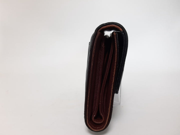 CHANEL Matelasse Long Wallet Leather Black With Box Guarantee Card5