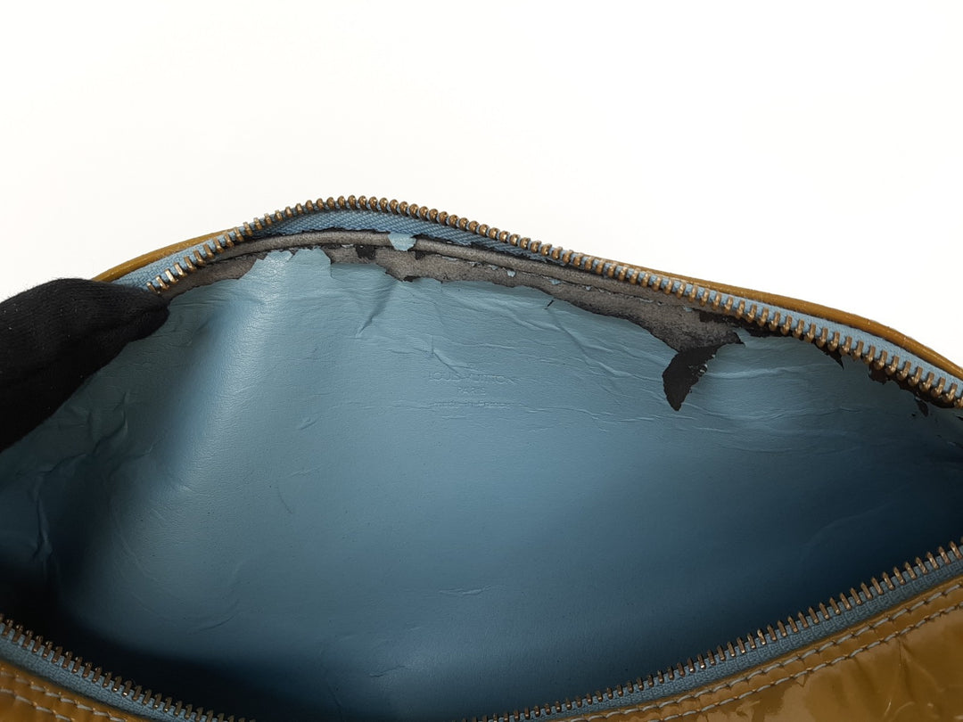 Louis Vuitton Vernis Bedford Hand Bag M91007 Vernis Monogram Green VI191811