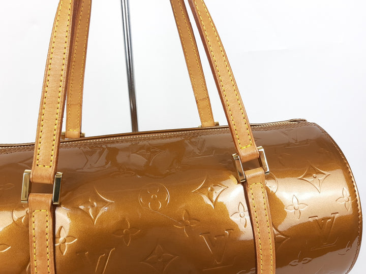 Louis Vuitton Vernis Bedford Hand Bag M91329 Vernis Monogram Brown VI00613