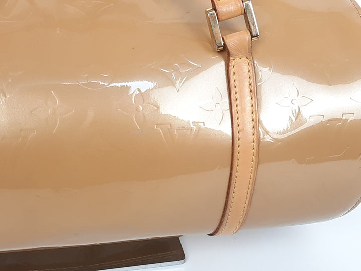 Louis Vuitton Vernis Bedford Hand Bag M91329 Vernis Monogram Brown VI00652