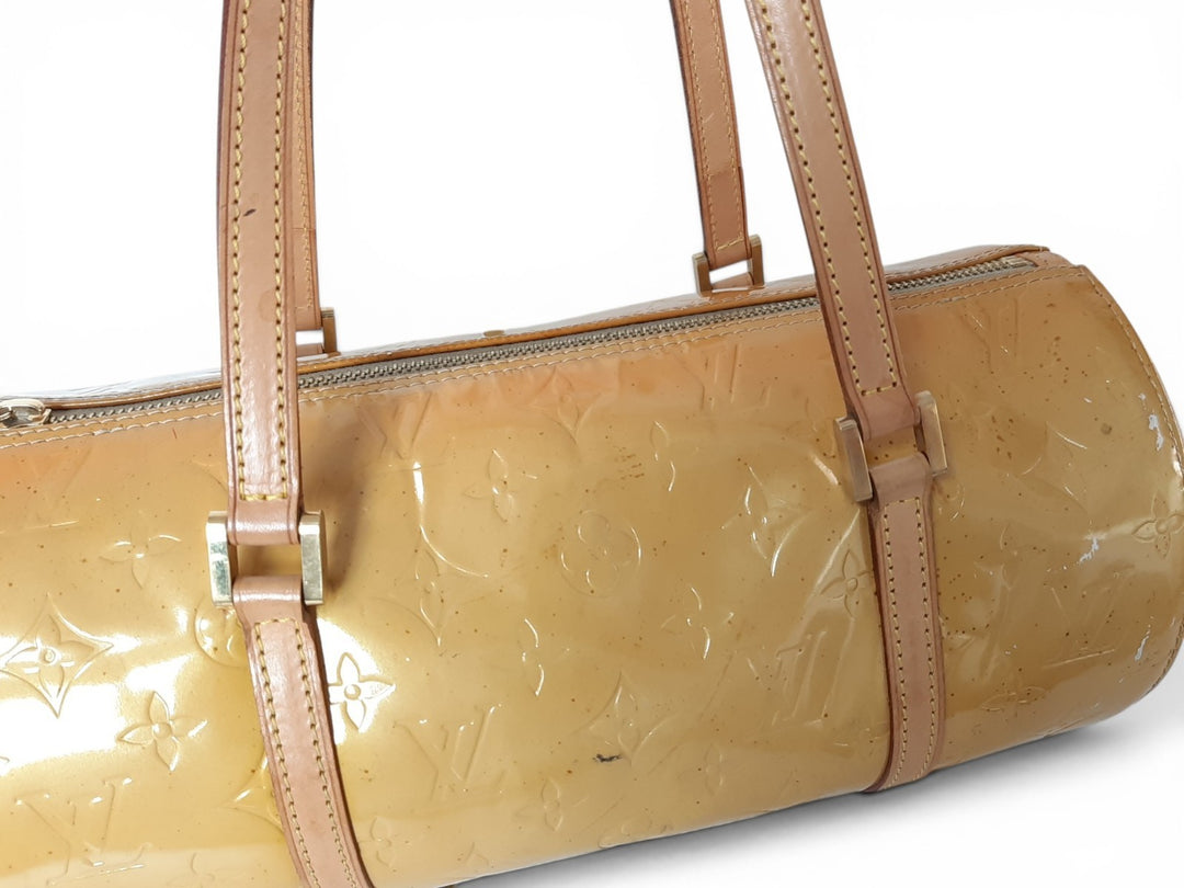 Louis Vuitton Vernis Bedford Hand Bag M91006 Vernis Monogram Yellow Louis VI19192