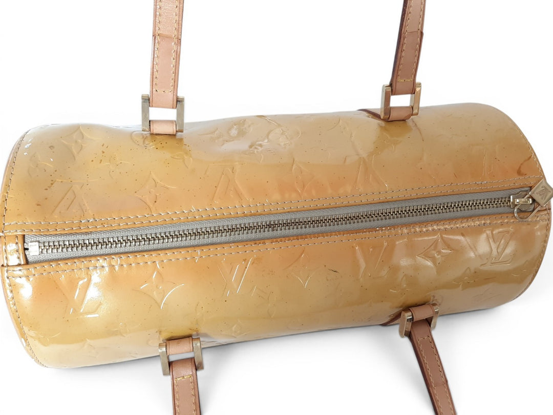 Louis Vuitton Vernis Bedford Hand Bag M91006 Vernis Monogram Yellow Louis VI19196