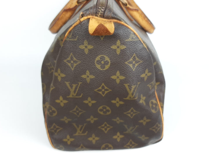 Louis Vuitton LV Hand Bag Speedy 35 M41524 Brown Monogram SA6326