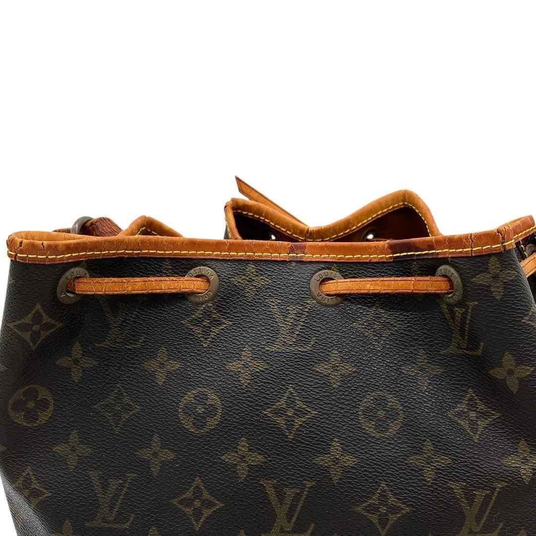 Louis Vuitton Petit Noe M42226 LV Shoulder Bag Brown Monogram PVC Women's9