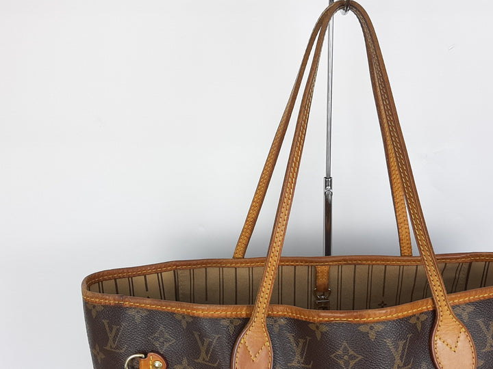Louis Vuitton Monogram Neverfull MM M40156 Shoulder Bag Brown AR10982