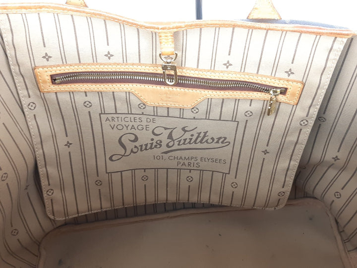 Louis Vuitton Monogram Neverfull GM M40157 Tote Hand Bag LV Auth TH400720