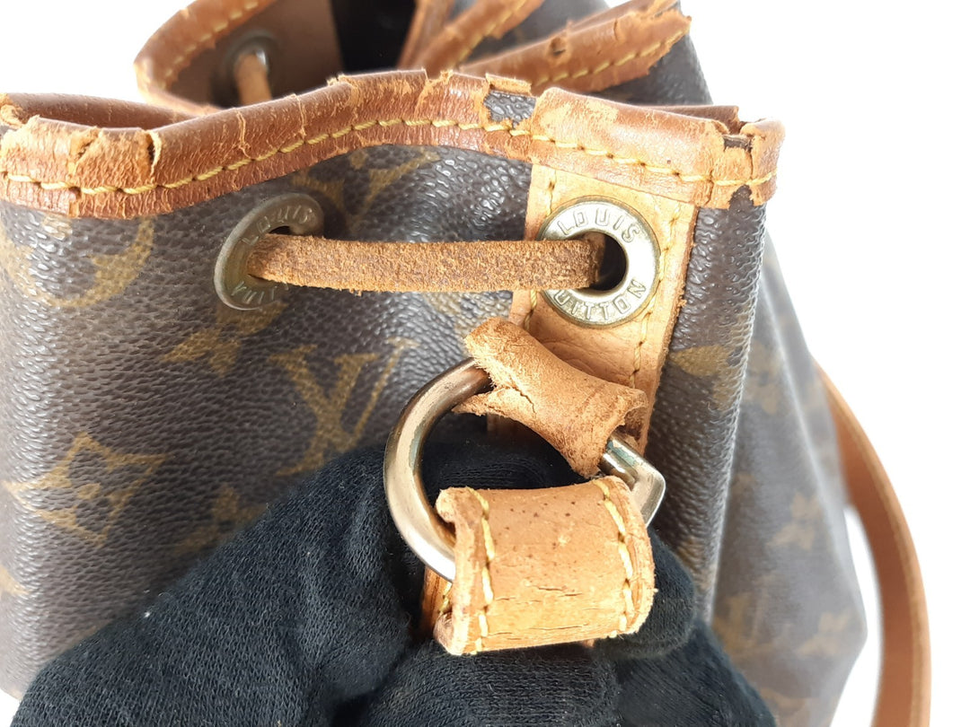 Louis Vuitton Monogram Noe GM Shoulder Bag Hand Bag Brown M42224 AR12
