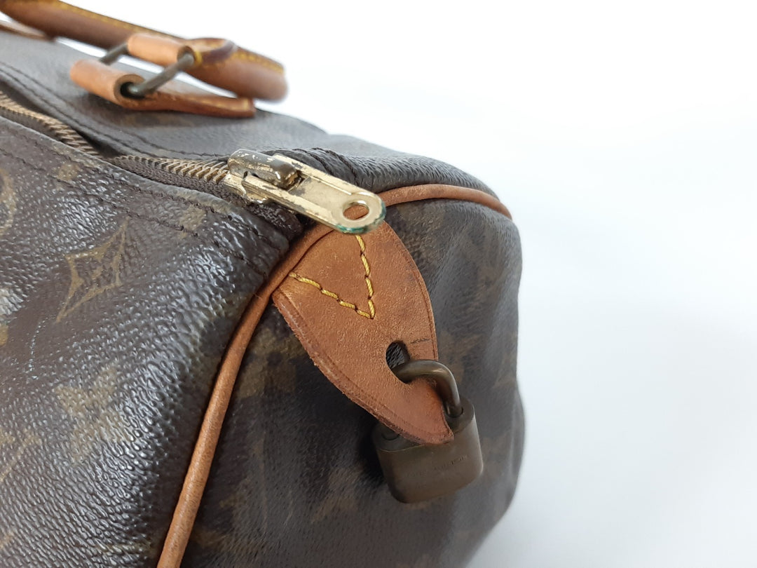 Louis Vuitton Monogram Speedy 30 M41526 Boston Bag Hand Bag VI19109