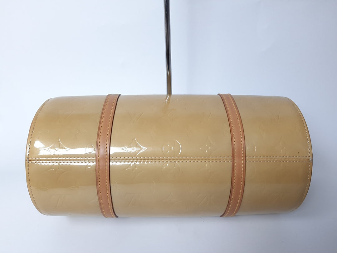 Louis Vuitton Vernis Bedford Hand Bag M91006 Vernis Monogram Yellow VI10028