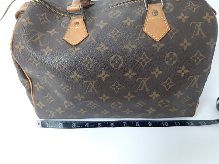 Louis Vuitton Monogram Speedy 30 M41526 Boston Bag Hand Bag TH006619