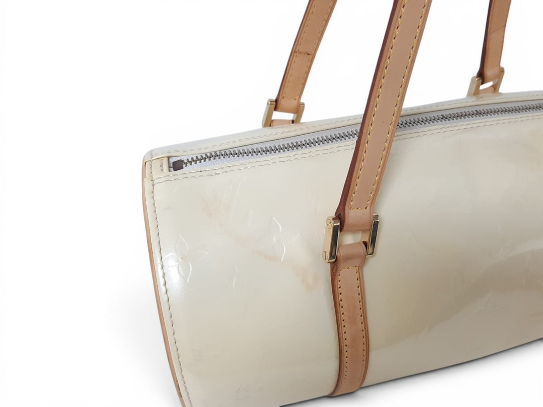 Louis Vuitton Vernis Bedford Hand Bag M91006 Vernis Monogram Yellow VI00954