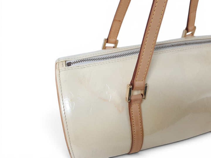 Louis Vuitton Vernis Bedford Hand Bag M91006 Vernis Monogram Yellow VI00954