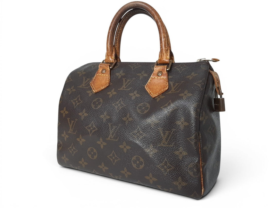 Louis Vuitton Monogram Speedy 25 M41528 Boston Bag Hand Bag SP03550