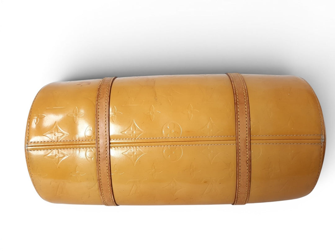 Louis Vuitton Vernis Bedford Hand Bag M91006 Vernis Monogram Yellow Louis TH19185
