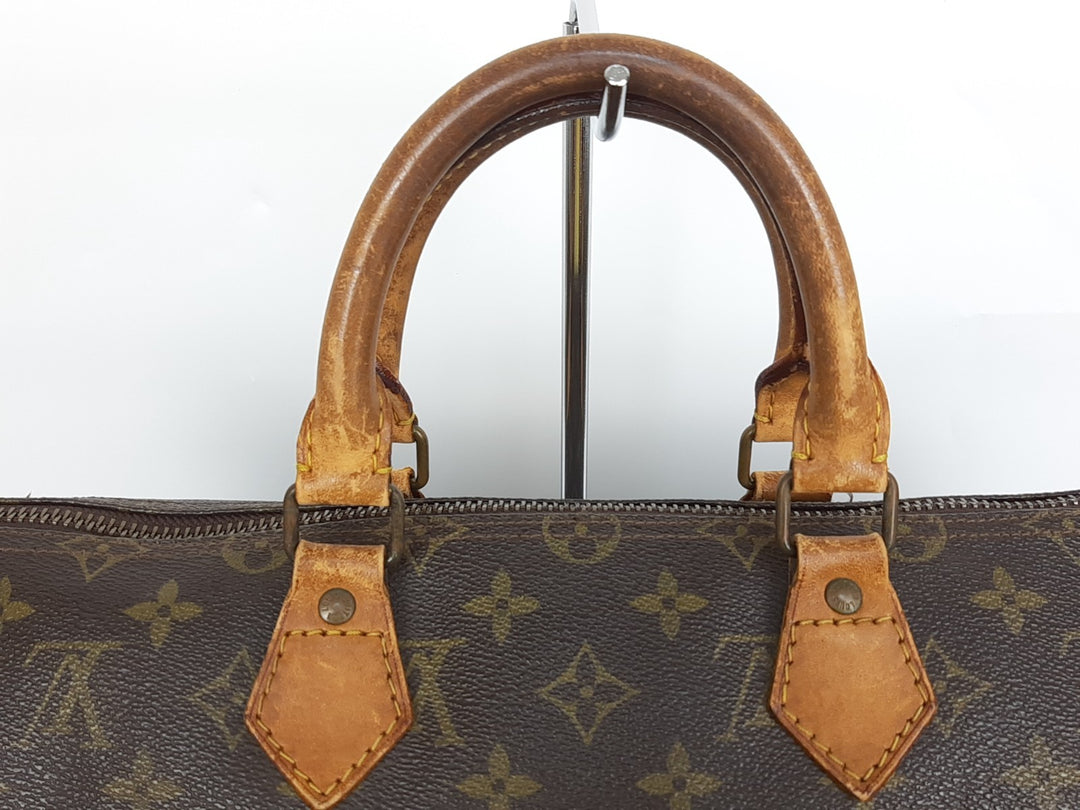 Louis Vuitton LV Hand Bag Speedy 35 M41524 Brown Monogram SA6323