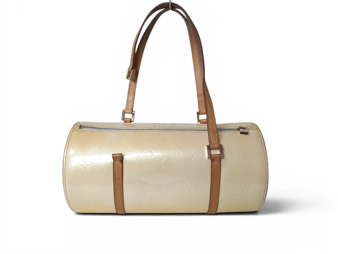 Louis Vuitton Vernis Bedford Hand Bag M91006 Vernis Monogram Yellow VI00360