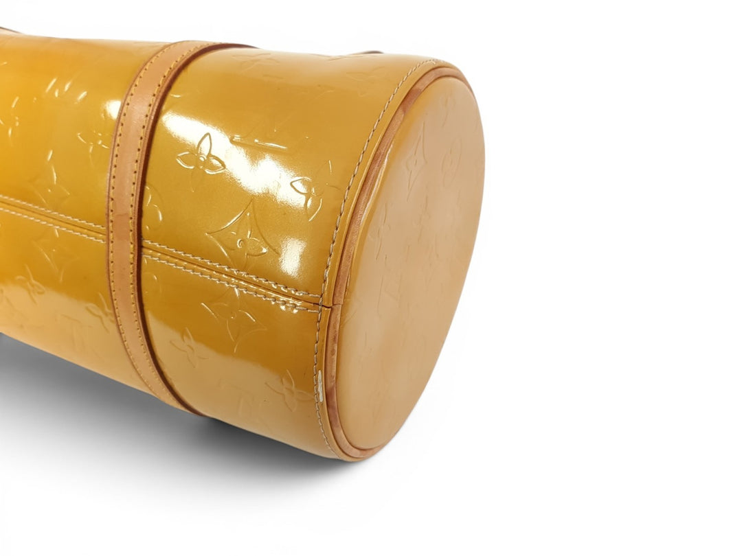 Louis Vuitton Vernis Bedford Hand Bag M91006 Vernis Monogram Yellow Louis VI19188