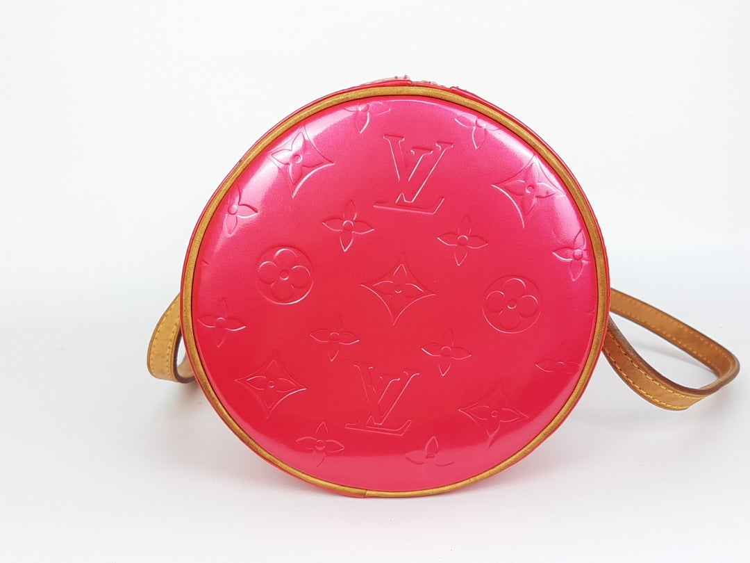 Louis Vuitton Vernis Bedford Hand Bag M9133F Vernis Monogram Pink VI10128