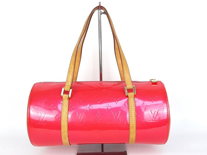 Louis Vuitton Vernis Bedford Hand Bag M9133F Vernis Monogram Pink VI10121