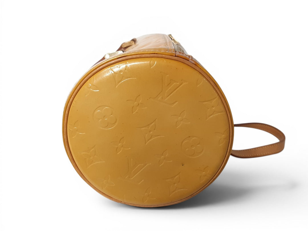 Louis Vuitton Vernis Bedford Hand Bag M91006 Vernis Monogram Yellow Louis VI19188