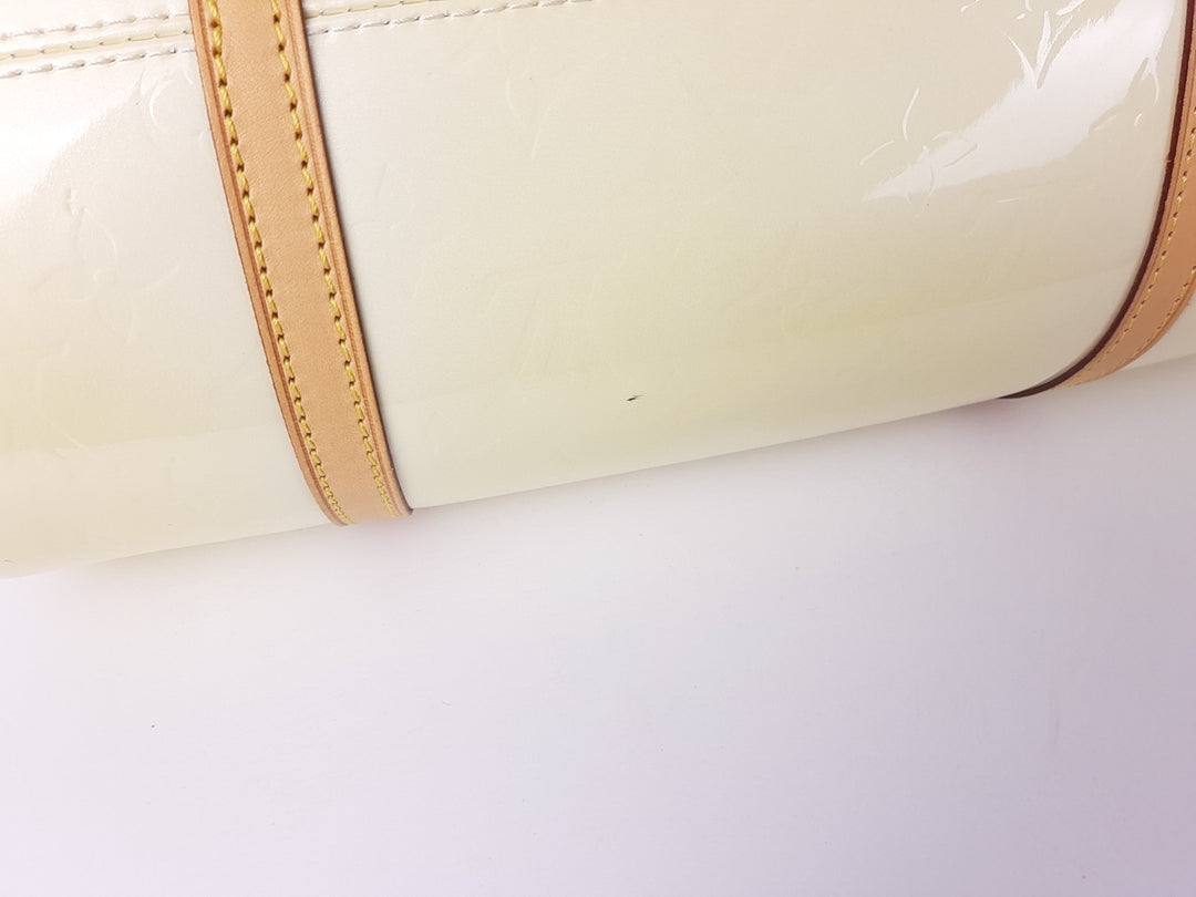 Louis Vuitton Vernis Bedford Hand Bag M91006 Vernis Monogram Yellow VI40077