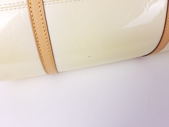 Louis Vuitton Vernis Bedford Hand Bag M91006 Vernis Monogram Yellow VI40077