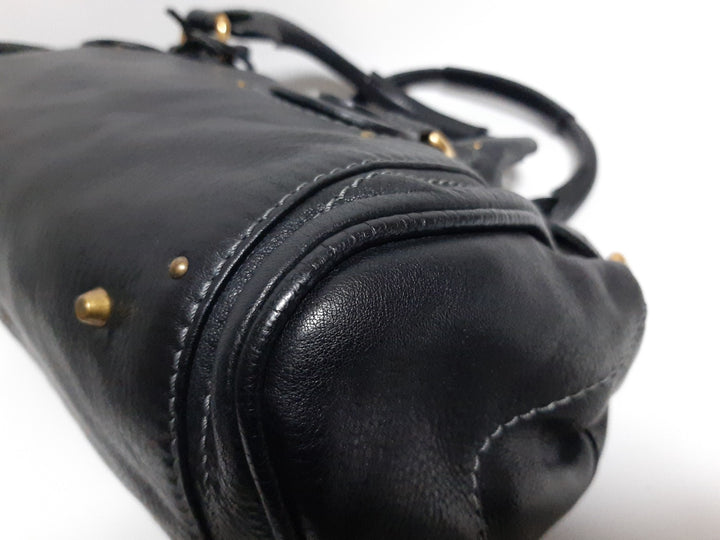 Chloe Paddington Black Glod Padlock Key Women's Hand Shoulder Bag Dust Bag10