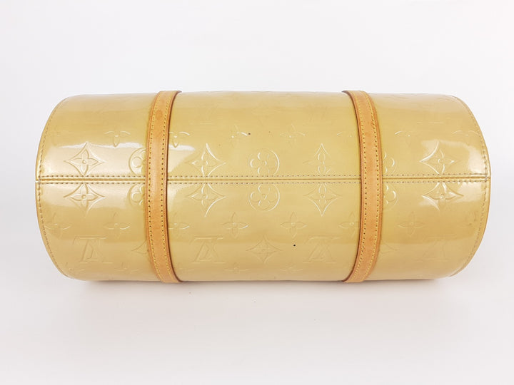 Louis Vuitton Vernis Bedford Hand Bag M91006 Monogram Yellow VI09598