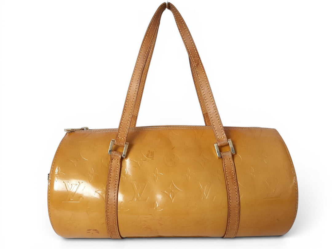 Louis Vuitton Vernis Bedford Hand Bag M91006 Vernis Monogram Yellow Louis TH19180