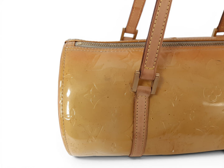 Louis Vuitton Vernis Bedford Hand Bag M91006 Vernis Monogram Yellow Louis VI19195