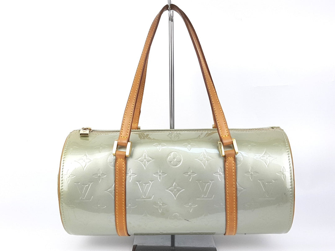 Louis Vuitton Vernis Bedford Hand Bag Vernis Monogram M91331 VI0051 Gray Green0