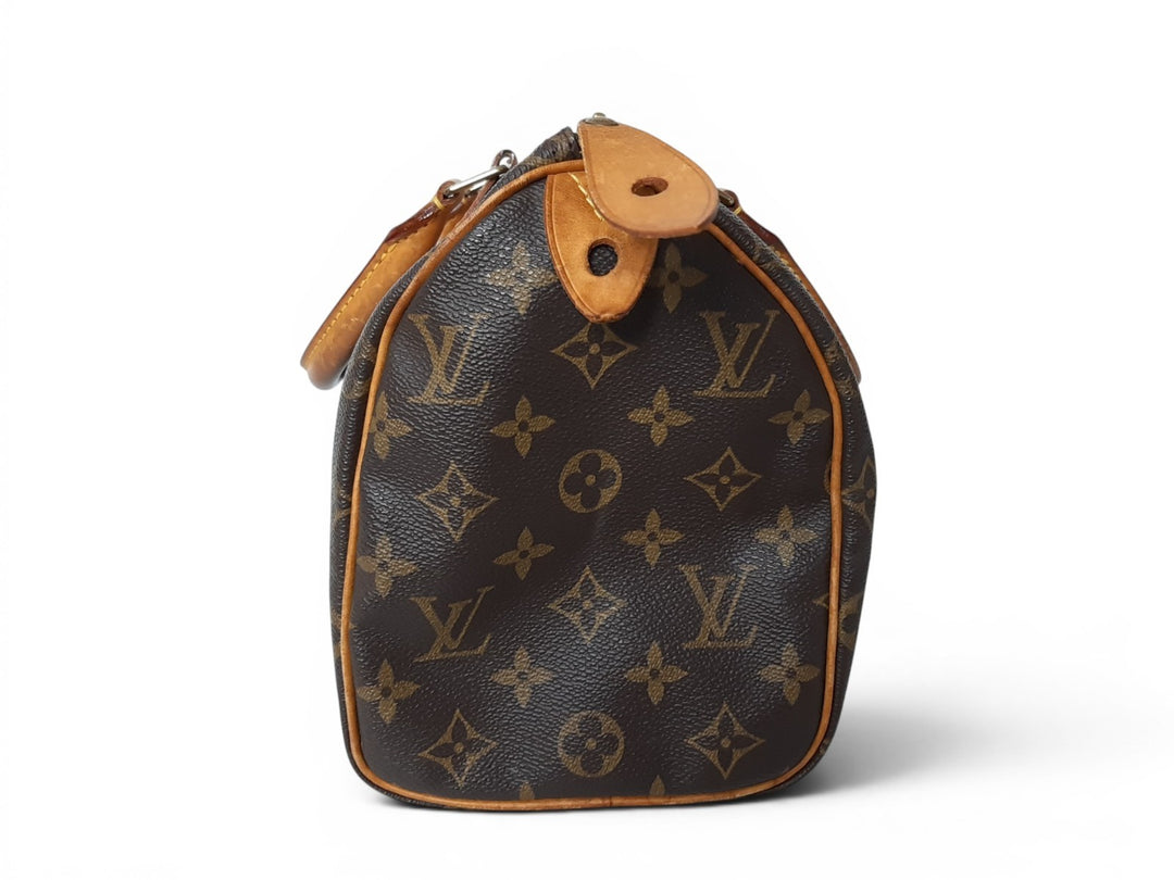 Louis Vuitton Monogram Speedy 25 M41528 Boston Bag Hand Bag TH09573