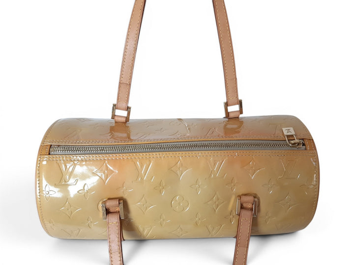 Louis Vuitton Vernis Bedford Hand Bag M91006 Vernis Monogram Yellow Louis VI19094