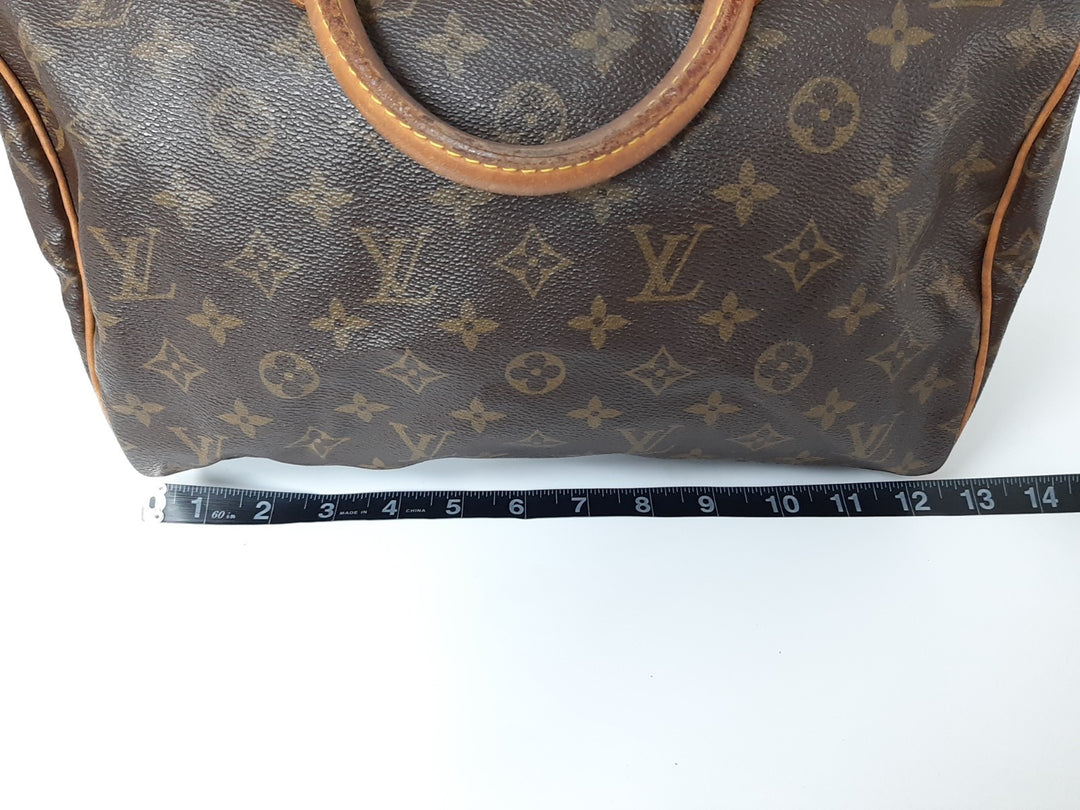 Louis Vuitton Monogram Speedy 30 M41526 Boston Bag Hand Bag VI191016