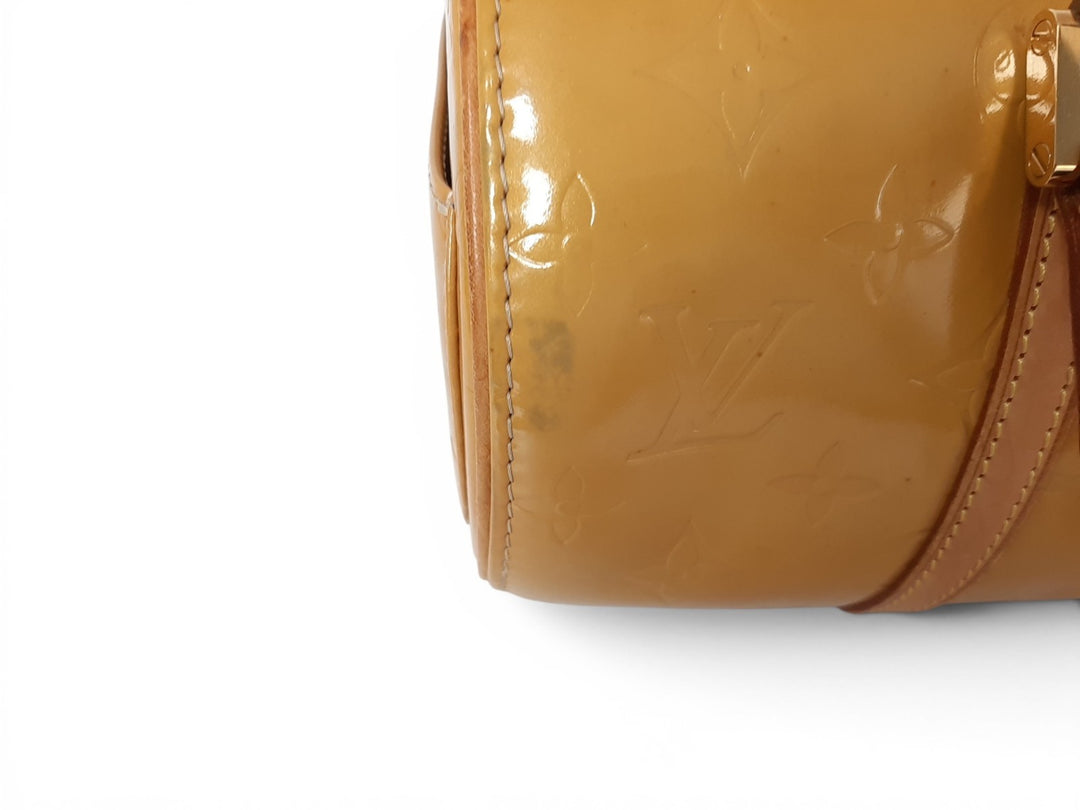 Louis Vuitton Vernis Bedford Hand Bag M91006 Vernis Monogram Yellow Louis VI19184